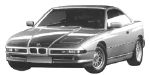 BMW E31 B2554 Fault Code